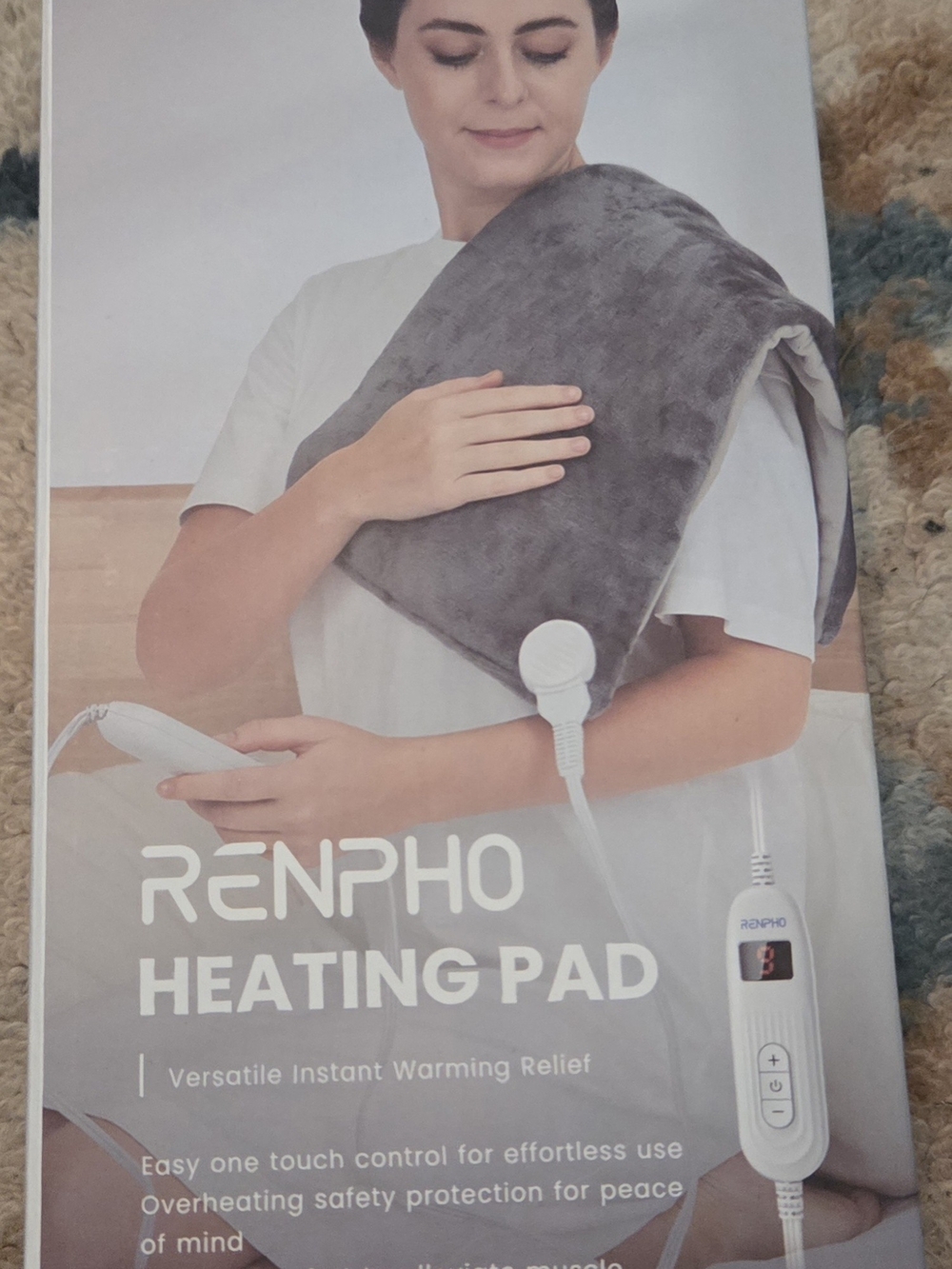 Renpho heating pad. Still in box